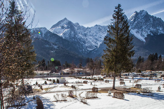 Ansicht Mobile Homes Zugspitzgebiet